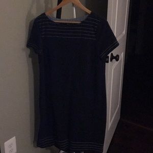 Brooks Brothers Navy Blue Shift Dress